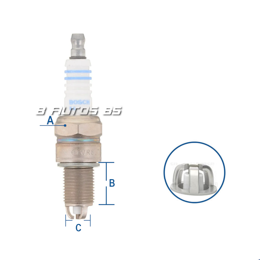 BUJIA BOSCH WR7LTC VOLKSWAGEN REF. WR7LTC