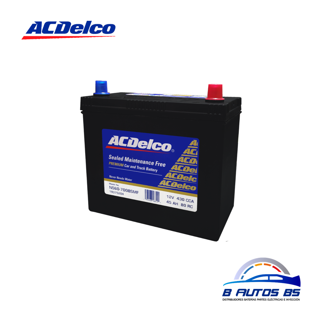 [19334047] BATERIA AC-DELCO NS60L-700 BSMF DORADA