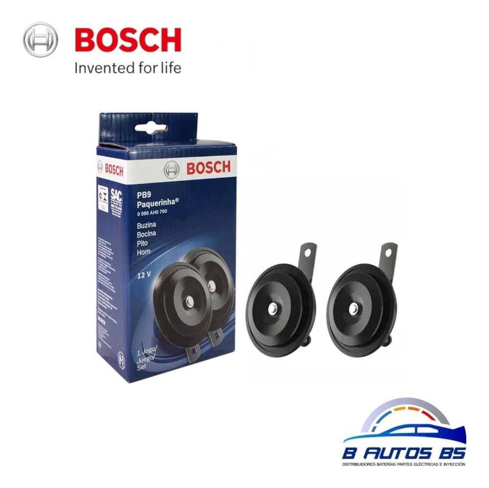 JUEGO DE PITOS 12V DISCO BOSCH REF. 0986AH0700