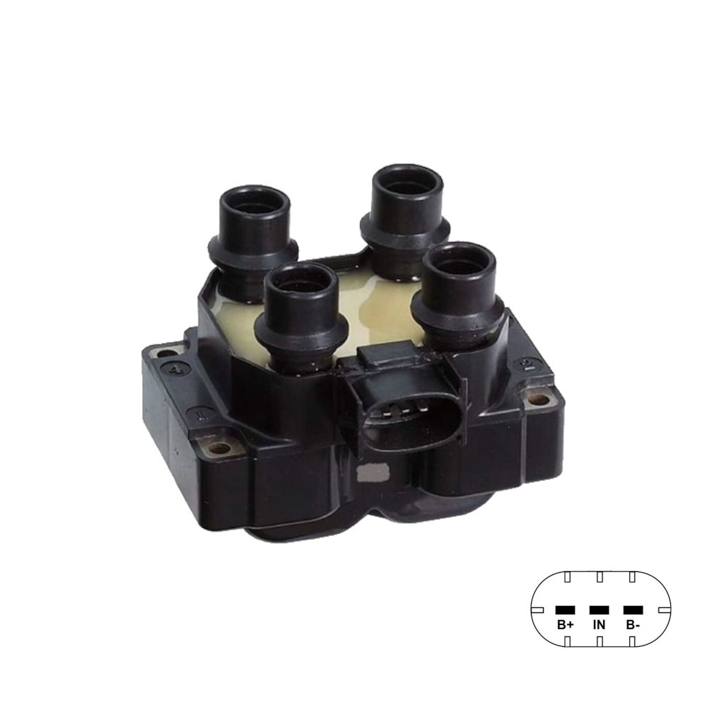 BOBINA DE ENCENDIDO INJETECH 05242 FORD, MAZDA REF. 5242