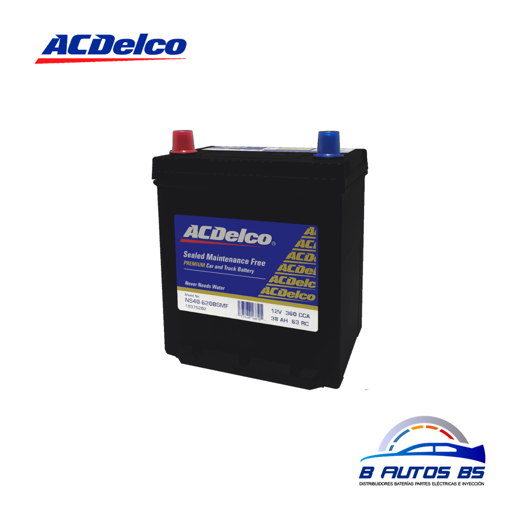 [19334045] BATERIA AC-DELCO NS40-620 BSFM DORADA