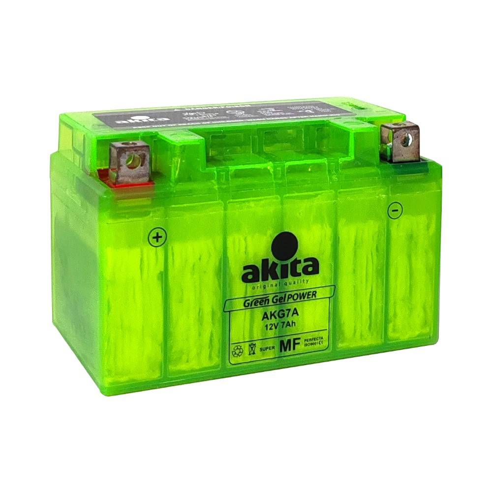 [AKG7A (15600)] BATERIA DE MOTO AKITA GREEN