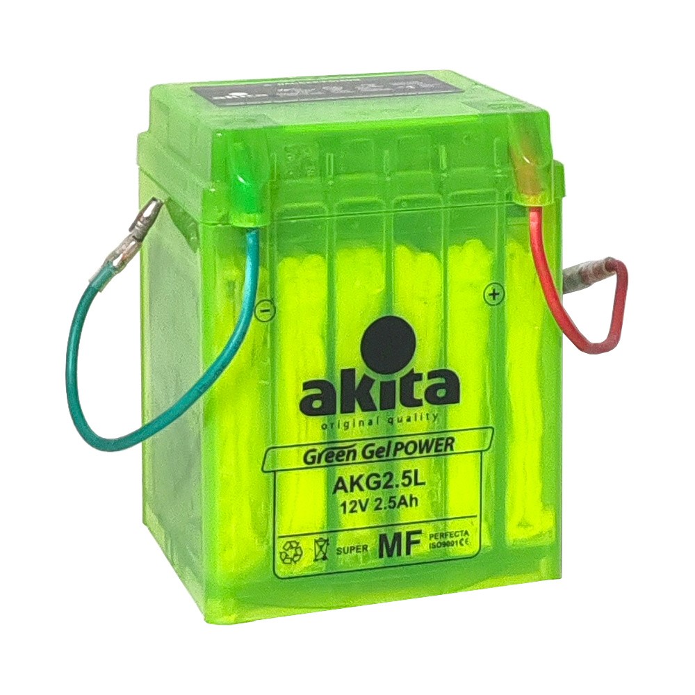 [AKG2.5L (15596)] BATERIA DE MOTO AKITA GREEN