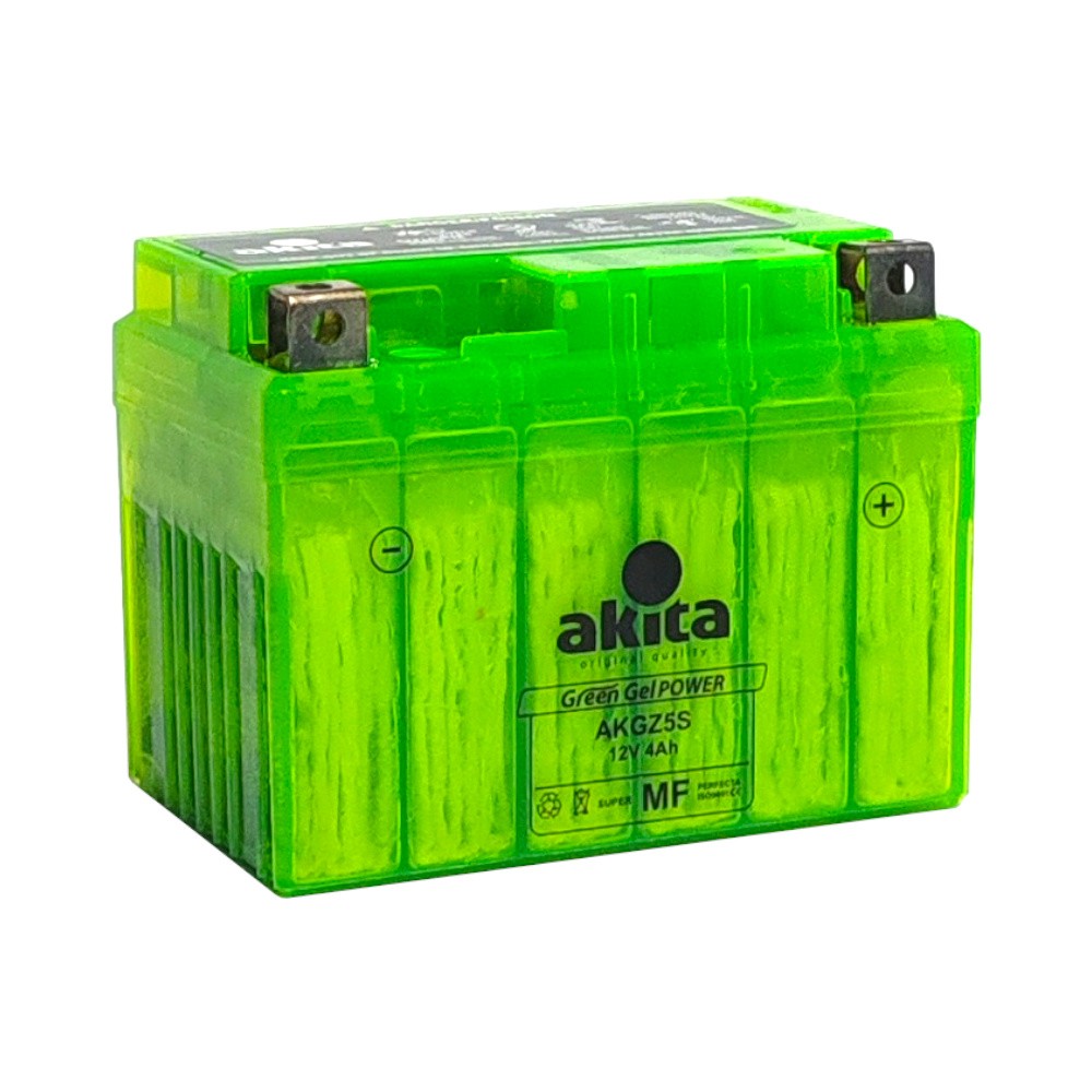 [AKGZ5S (15605)] BATERIA MOTO AKITA GREEN
