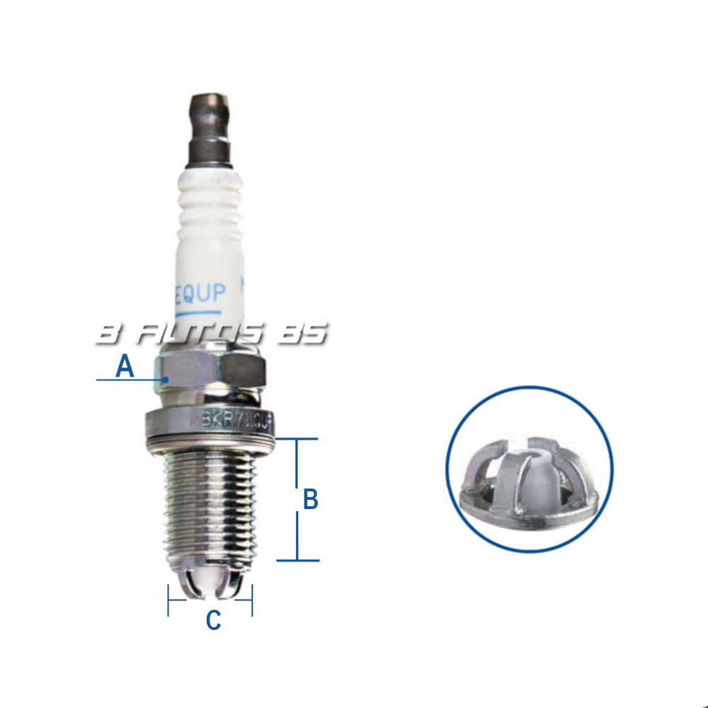 BUJIA NGK BKR6EQUP AUDI/ BMW REF. BKR6EQUP