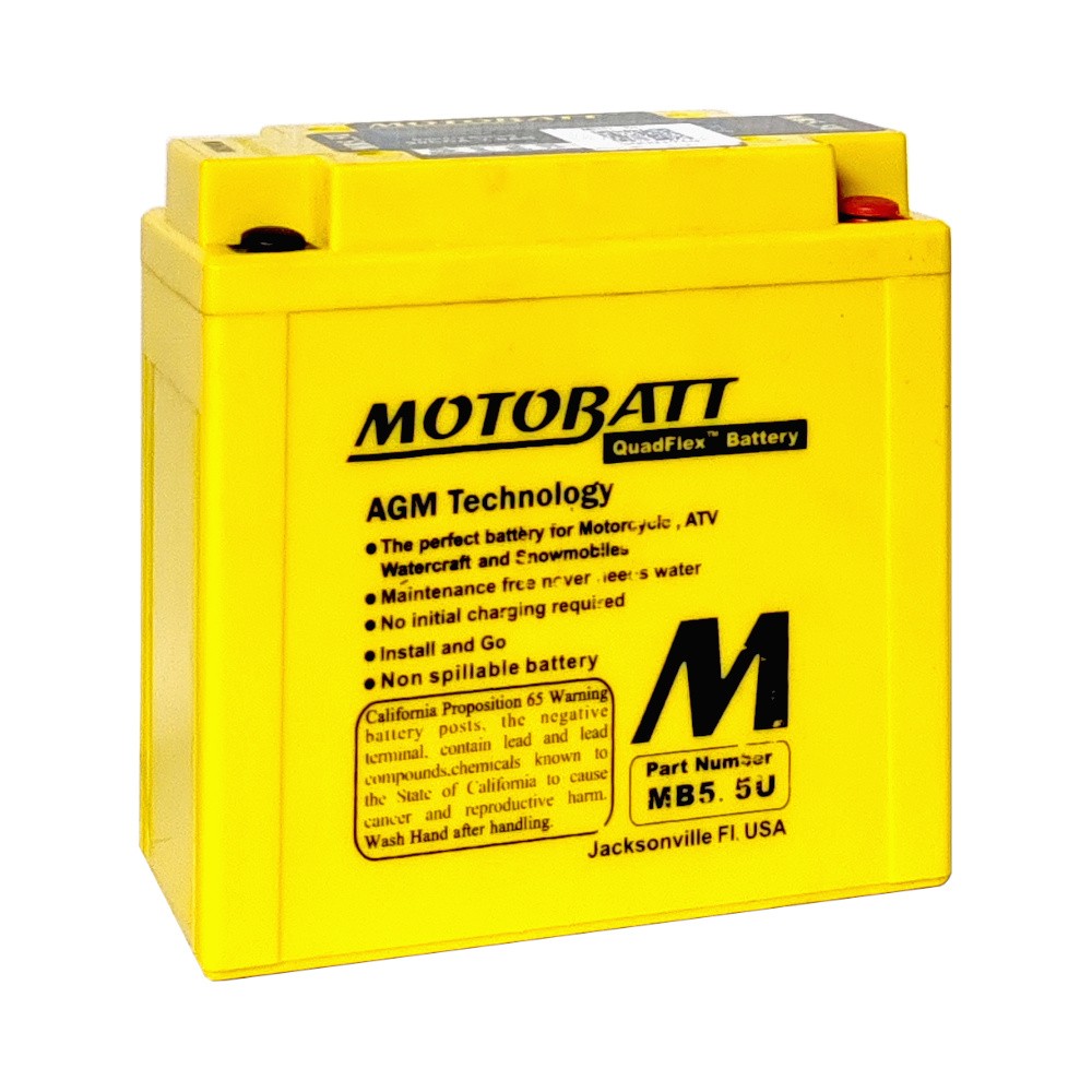 [MB5.5U (16194)] BATERIA DE MOTO MOTOBATT MB5.5U REF. MB5.5U (16194)
