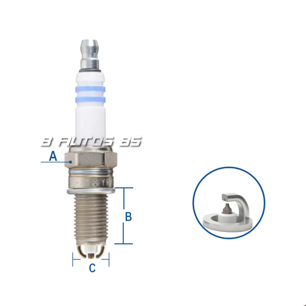 BUJIA BOSCH YR6LDE BMW REF. YR6LDE