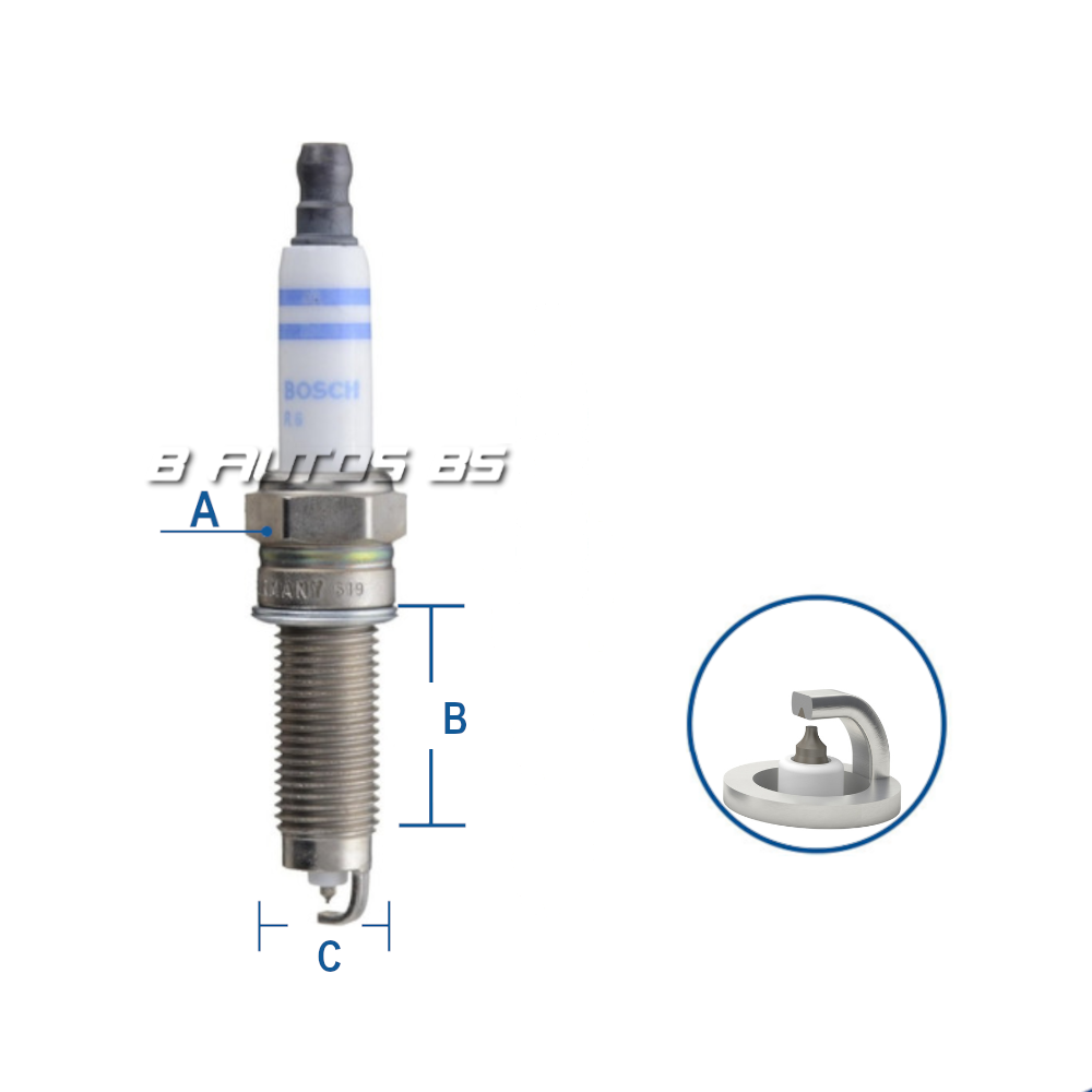 [YR6TII330T] BUJIA IRIDIUM