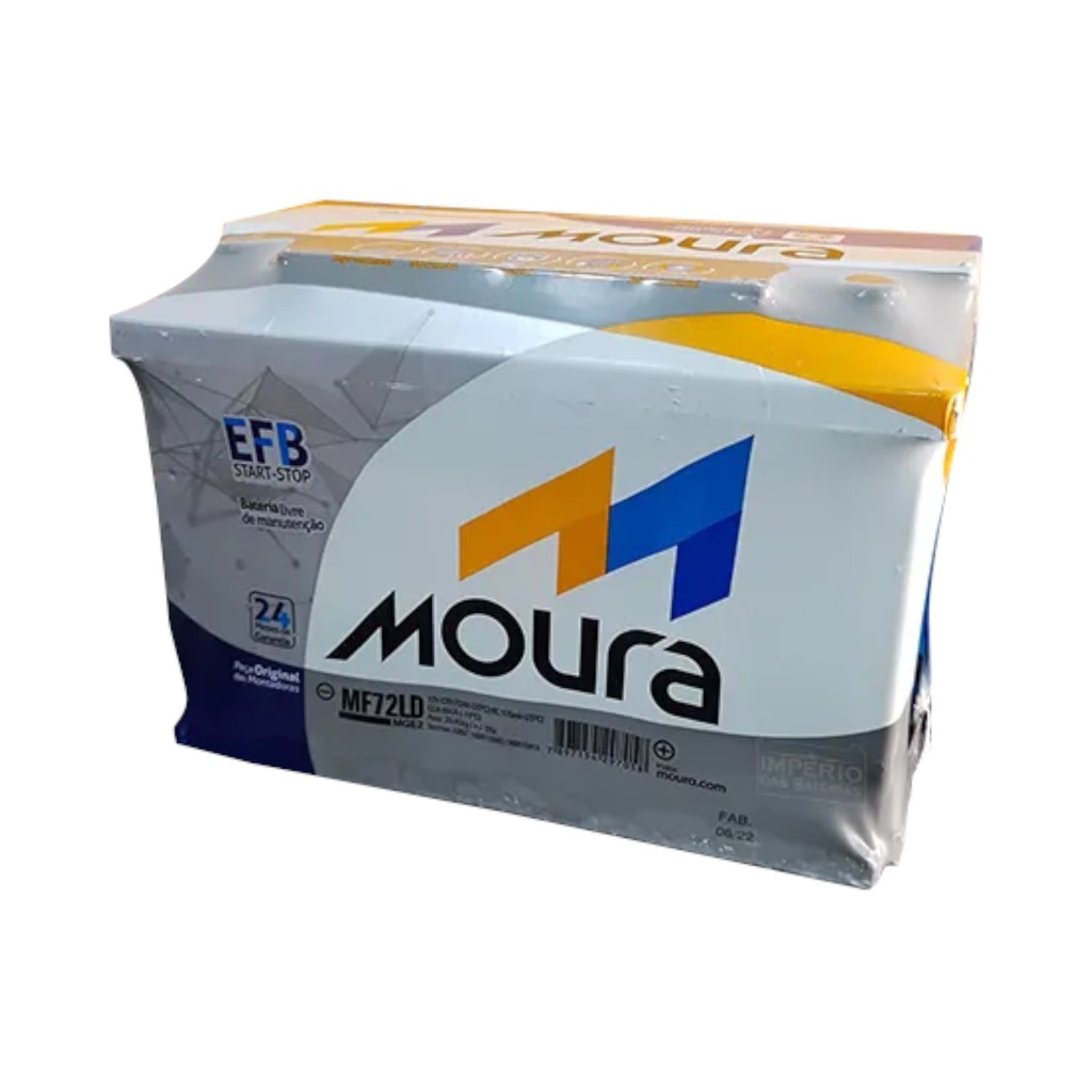 [MF72LD] BATERIA MOURA EFB CAJA 48 DERECHA
