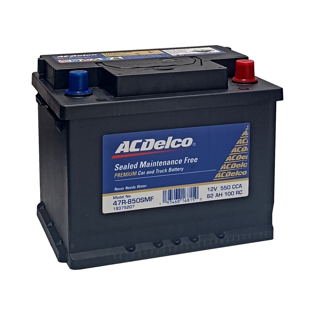 BATERIA AC-DELCO 47R 850 DORADA REF. 19375207