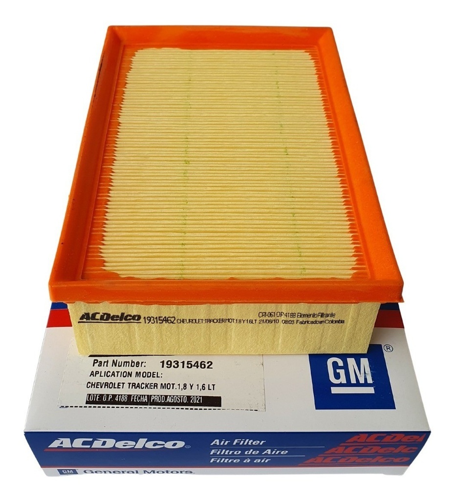 [19315462] FILTRO DE AIRE MOTOR TRACKER