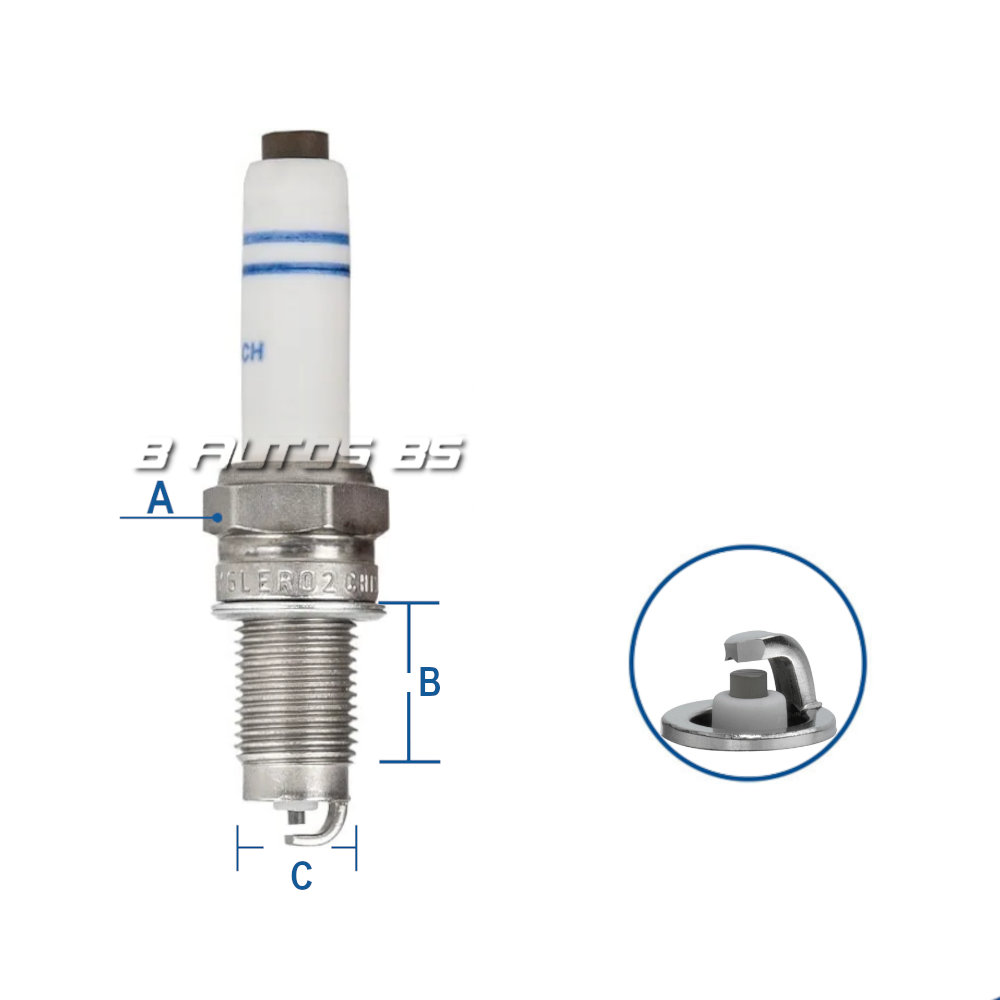 [Y6LER02] BUJIA BOSCH Y6LER02 VOLKSWAGEN VOYAGE REF. Y6LER02