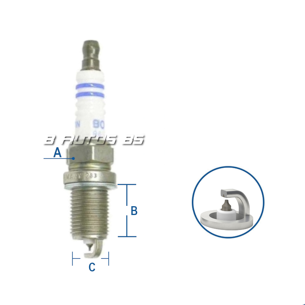 [FR7KPP33U] BUJIA BOSCH FR7KPP33U AUDI/ VOLKSWAGEN REF. FR7KPP33U