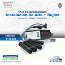 KIT INSTALACION ALTA Y BUJIAS RENAULT REF. KIT-005