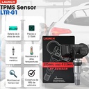 SENSOR TPMS LAUNCH CON VÁLVULA METÁLICA REF. 4301050540