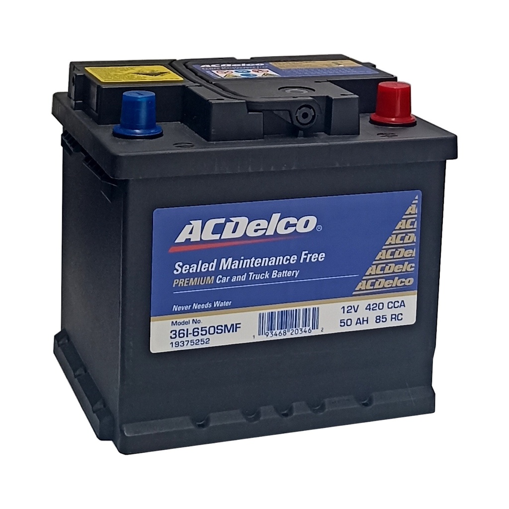 BATERIA AC-DELCO 36I 650 DORADA REF. 19375205