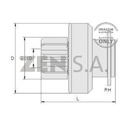 BENDIX ARRANQUE HNZ-10003 CHEVROLET AVEO REF. 8510003