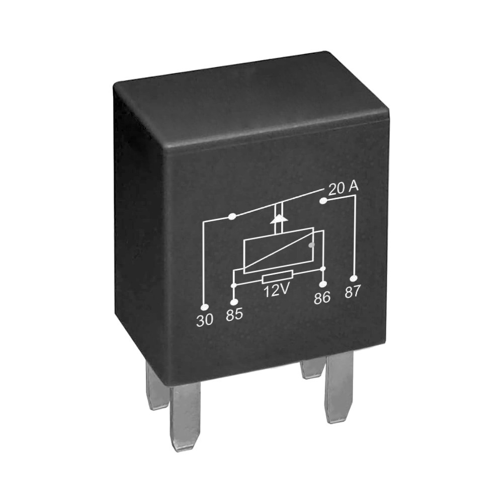[TRA811204] MINIRELAY AUXILIAR 4 PATAS AGUJA 12V