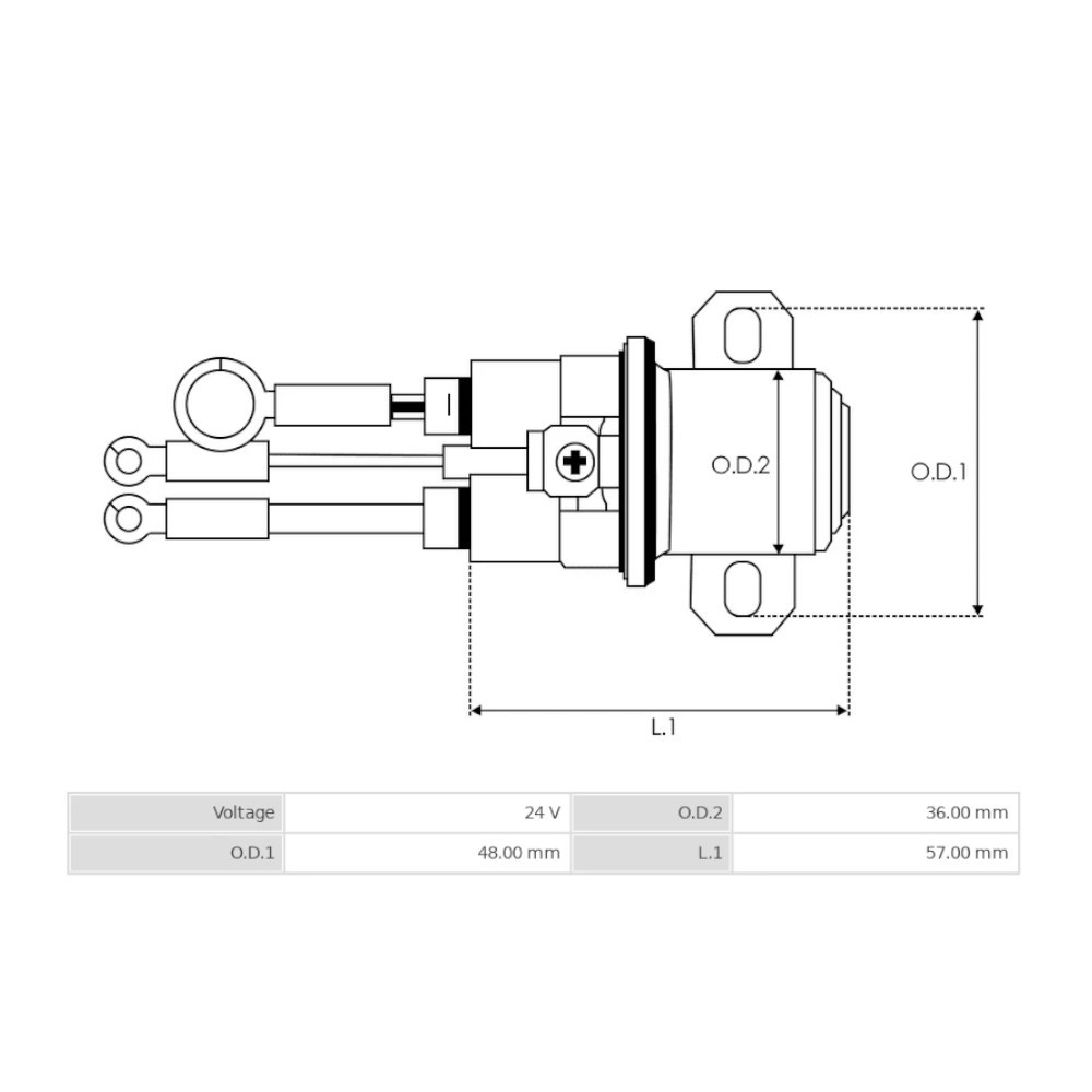 [VK6408] AUTOMATICO ARRANQUE AUXILIAR 24V 37MT, 41MT REF. VK6408