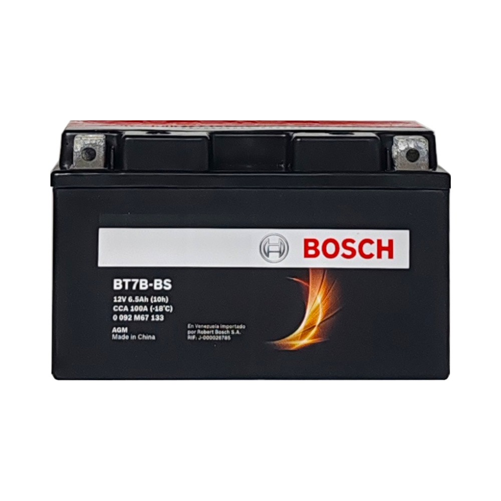 [0092M67133] BATERIA MOTO BOSCH BT7B-BS 12V 6.5 AH