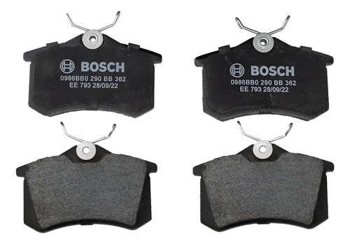 [0986BB0290] PAST FREN TRAS NEW BLUE FMSI 7234-D340 AUDI A3 1.6-1.8, A4 1.8-2.0, A6 2.0-2.4, A8 2.5-2.8, S3 1.8 T