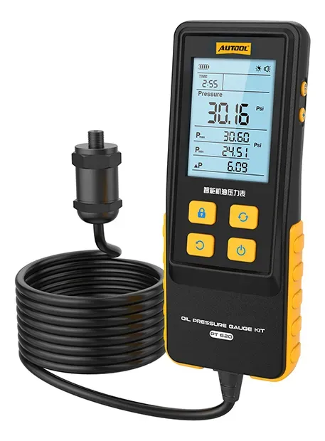 Manómetro De Presión De Aceite De Motor Autool Pt620 Digital