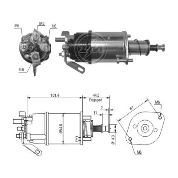 [ZM611] AUTOMATICO FORD 7000