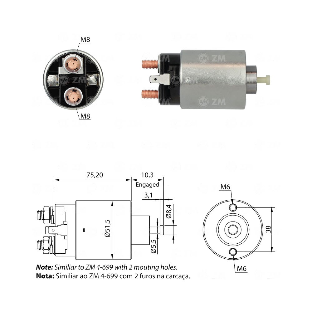 [ZM699] AUTOMATICO HYUNDAI MAZDA