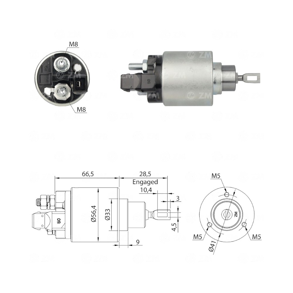 [ZM972] AUTOMATICO ARRANQUE ZM972 WOLKSWAGEN REF. ZM972