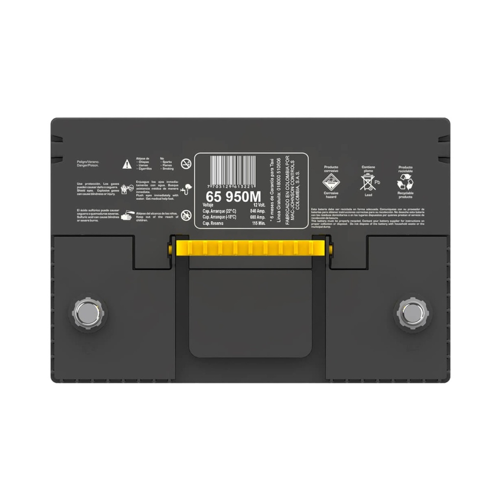 [651100] BATERIA MAC 651100 (7703129620328)