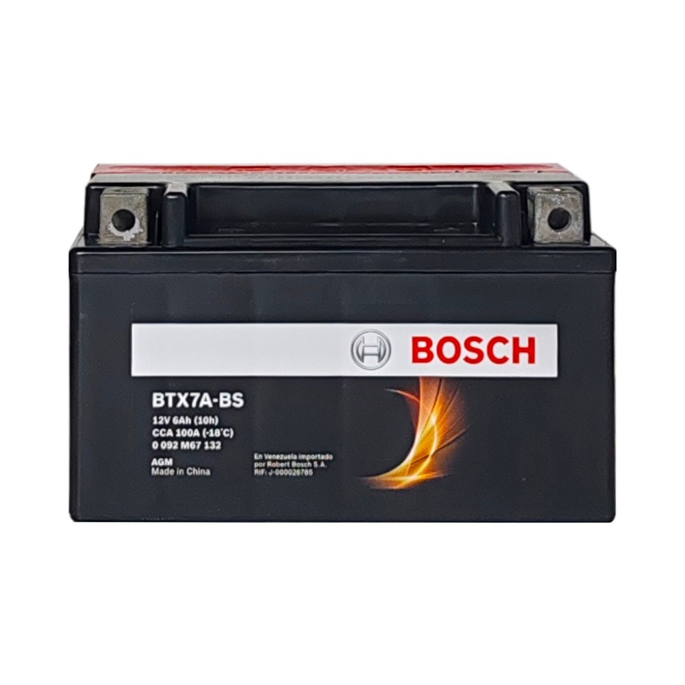 [0092M67132] BATERIA DE MOTO BOSCH BTX7A-BS 12V 6AH REF. 0092M60070